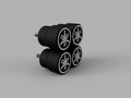 Kit 4-2px Tamponi Booster mbk/bws 1